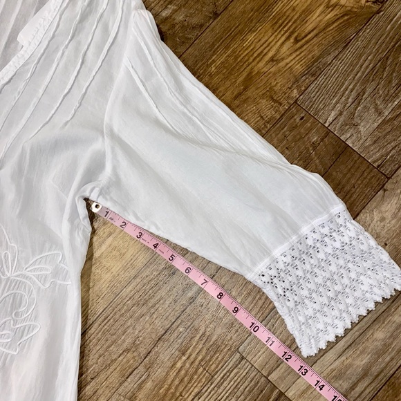 SOLD 💕NWT Soft Surroundings Grenada Gauze Tunic Shirt - Picture 10 of 10